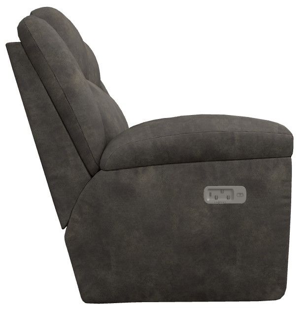 La-Z-Boy® Joel Smoke Power Reclining Loveseat with Headrest and Lumbar-2