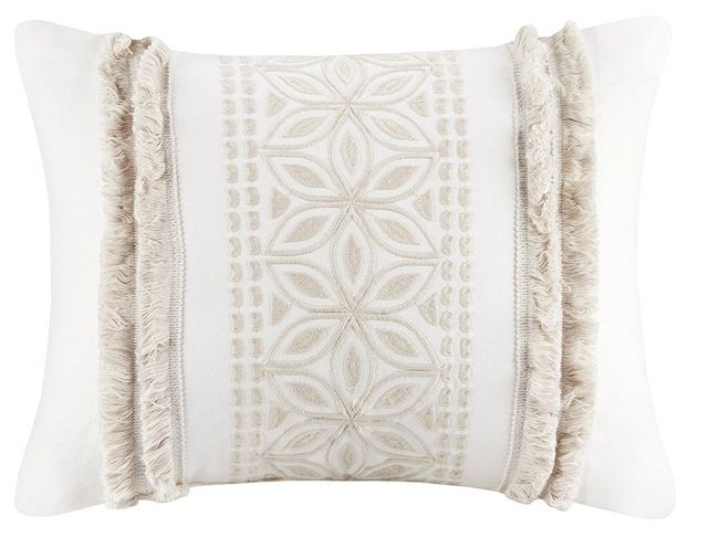 Olliix by Madison Park Florence 4 Pieces Light Taupe King/California King Cotton Comforter Set-2