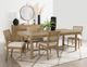 Coaster® Arini 5-Piece Cream/Sand Wash Extension Leaf Dining Table Set-5