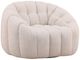 Dovetail Furniture Rume Cream Swivel Chair-0