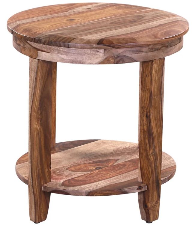 Porter International Designs Sonora Harvest Round End Table-1