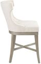 Olliix by Madison Park Cream Carson Counter Stool with Swivel Seat-2