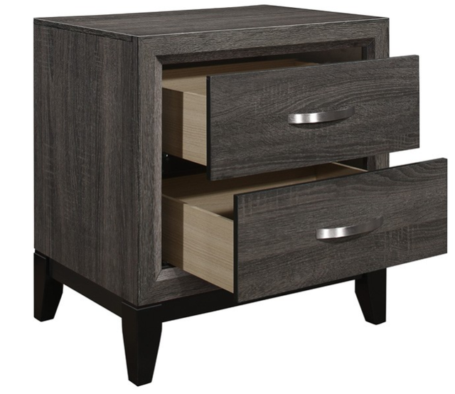 Homelegance® Davi Gray Nightstand-3