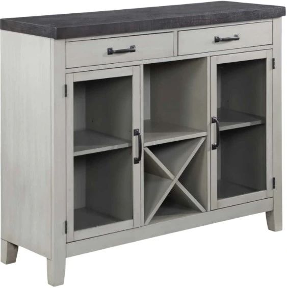 Steve Silver Co. Hyland Charcoal/Stone Gray Server-0