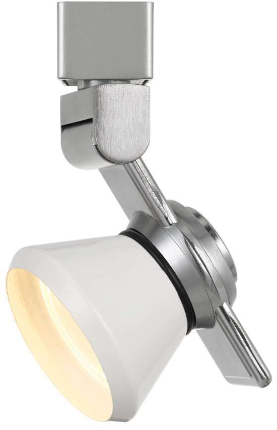 Cal® Lighting & Accessories Brushed Steel/White Track Light-1