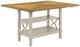 Homelegance® Maribelle Light Oak Counter Table with Gray Base-0