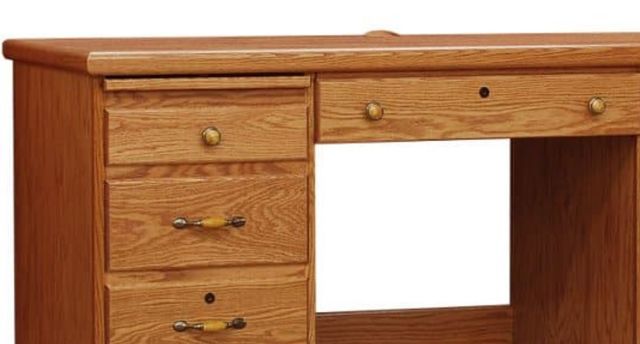 Wolfcraft Furniture Classic Brown 54'' Office Desk-1