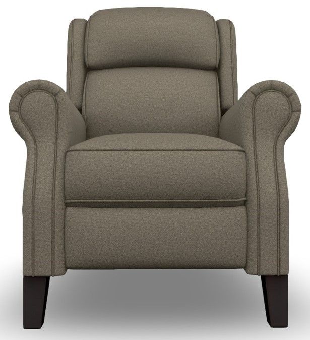 Best® Home Furnishings Customizable Joanna Power High Leg Recliner with Power Tilt Headrest and Espresso Legs-1