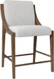 Bernards Elure Gray/Latte Sling Counter Stool-0