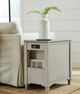 Null Furniture Surfside Storm Gray Chairside Cabinet-1