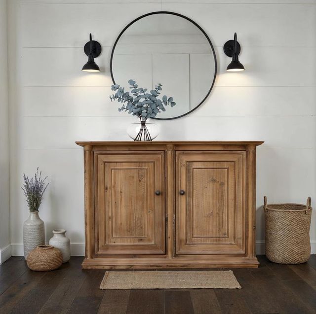 Nest Home Collections Josephine Warm Natural Two-Door Cabinet-1