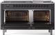 Ilve® Nostalgie II Series 60" Graphite Matte Pro Style Dual Fuel Range-1