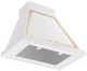 Ilve® Nostalgie II Noblesse 30" White Wall Mounted Range Hood with Noblesse Frame-1
