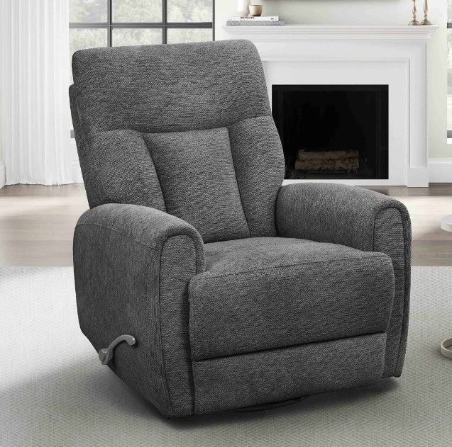 Parker House® Natalia Nightfall Manual Swivel Glider Recliner-1