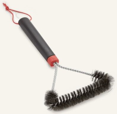 Weber 3-Sided Grill Brush with Replaceable Head - Thumbnail 5