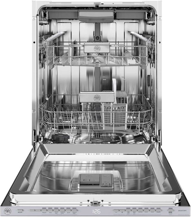 Bertazzoni 24" Panel Ready Top Control Built In Dishwasher-0