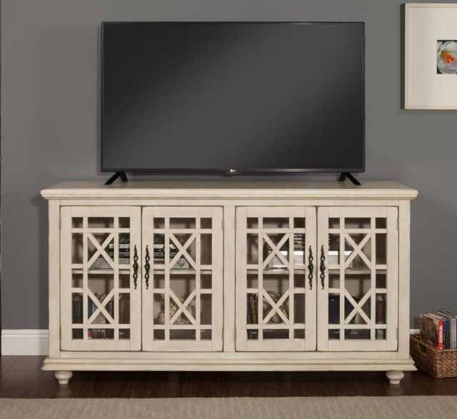Martin Svensson Elegant Antique White Entertainment Console-1