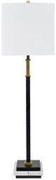 Crestview Collection Portofino 2-Piece Black Buffet Lamp Set-1