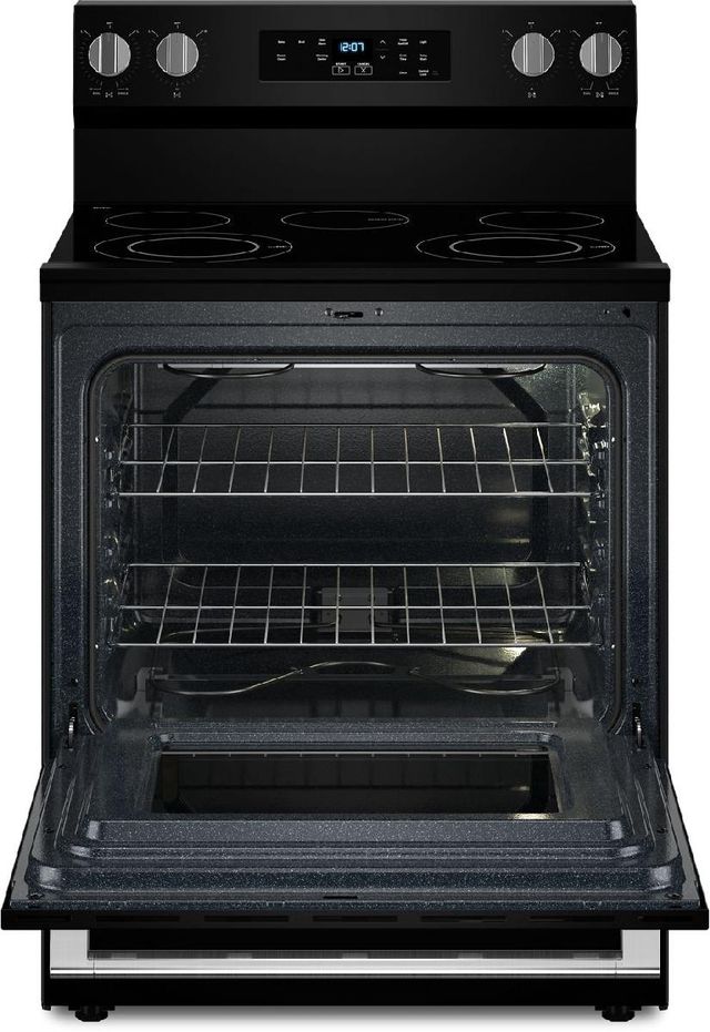 Maytag® 30" Black Freestanding Electric Range-1