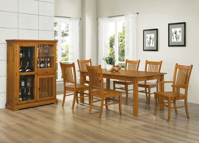 Coaster® Marbrisa 5-Piece Sienna Brown Dinning Table Set-0