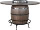 Sunny Designs™ Doe Valley Buckskin Pub Table with Wine Barrel Base-0
