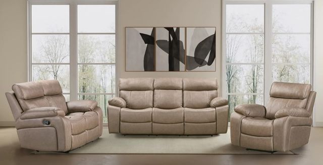 Parker House® Theon Stokes Toffee Manual Glider Recliner-3
