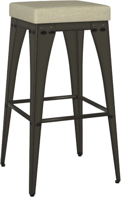 Amisco Customizable Upright Upholstered Backless Bar Stool-0