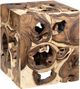 Crestview Collection Borneo Suar Brown End Table-0
