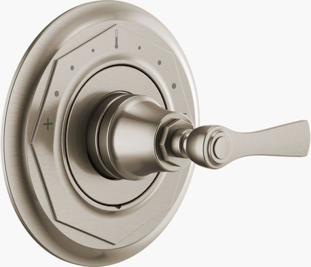 Brizo Rook® Brilliance® Luxe Nickel® Sensori Thermostatic Valve Trim - Lever -0