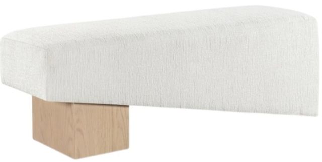 Meridian Furniture Alora Cream/Natural Upholstered Bench-0