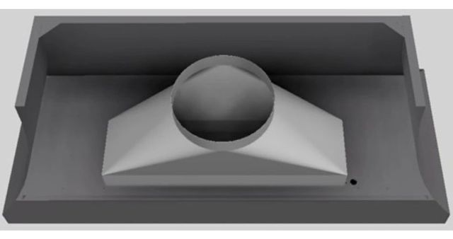 Vent-A-Hood® Designer Series 60" Gunsmoke Wall Mounted Range Hood-2