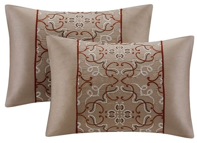 Olliix by Madison Park Essentials Red California King Jelena 24 Piece Room in a Bag-4