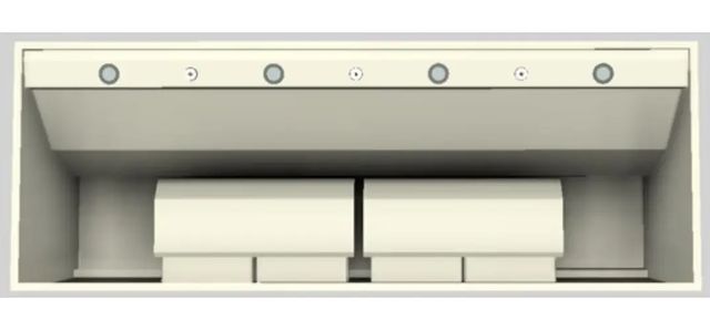 Vent-A-Hood® 66" Biscuit Wall Mounted Range Hood-3