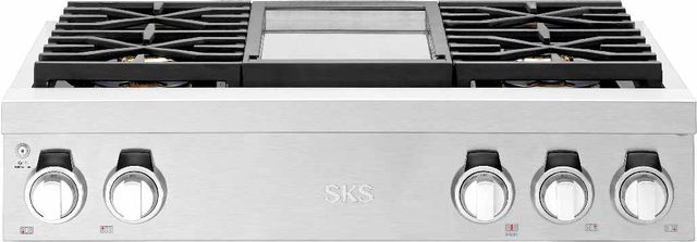 SKS 36" Stainless Steel Natural Gas Rangetop-0