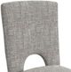 Elements International Oregon Black/Gray Dining Chair-5
