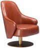 Zuo® Modern Withby Brown Accent Swivel Chair-1