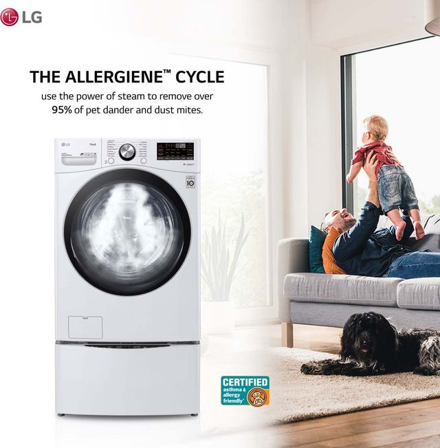 LG 5.0 Cu. Ft. White Front Load Washer-14