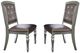 Homelegance® Orsina Silver Dining Side Chair-2