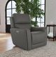 Flexsteel® Latitudes Carter Smoke Power Recliner with Power Headrest and Lumbar-2