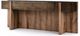 Four Hands Bingham Distressed Iron Console Table with Rustic Oak Base-0