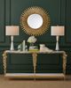Currey & Company Plume Brass Round Mirror-3