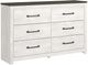 Signature Design by Ashley® Gerridan 3-Piece White/Gray Queen Panel Bed Set-3