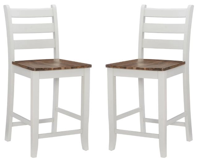 Powell® Vail White Counter Stool-0