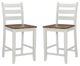 Powell® Vail White Counter Stool-0