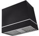 AGA Loge 36" Matte Black Wall Mounted Range Hood with Polished Chrome Trim-0