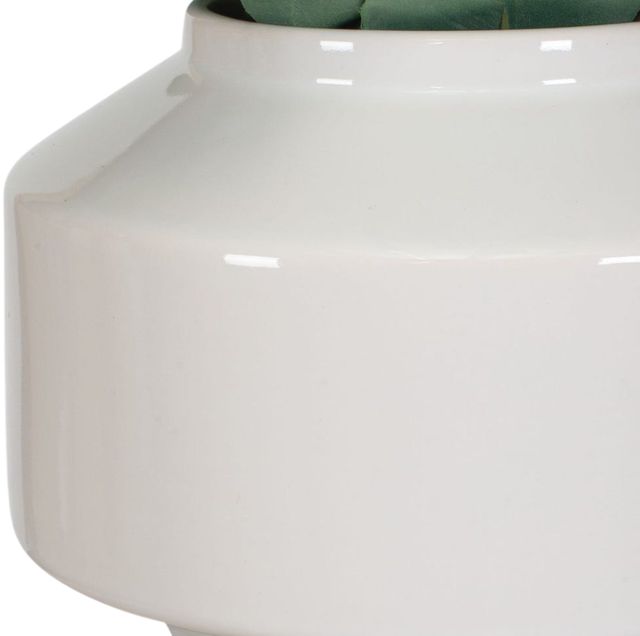 Uttermost® Essence Eucalyptus Gloss White/Green Accent and Vase-4