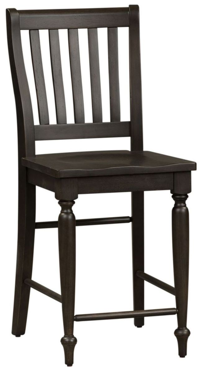 Clearance Liberty Furniture Harvest Home Chalkboard Slat Back Counter Chair-1