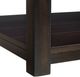 Elements International Kansas Espresso Beige/Espresso End Table-4