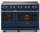 Viking® 5 Series 48" Slate Blue Pro Style Induction Range with Polished Chrome Trim-4