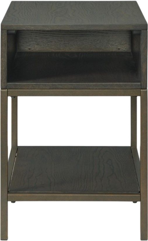 Riverside Furniture Hyde Caviar Rectangular Chairside Table-1